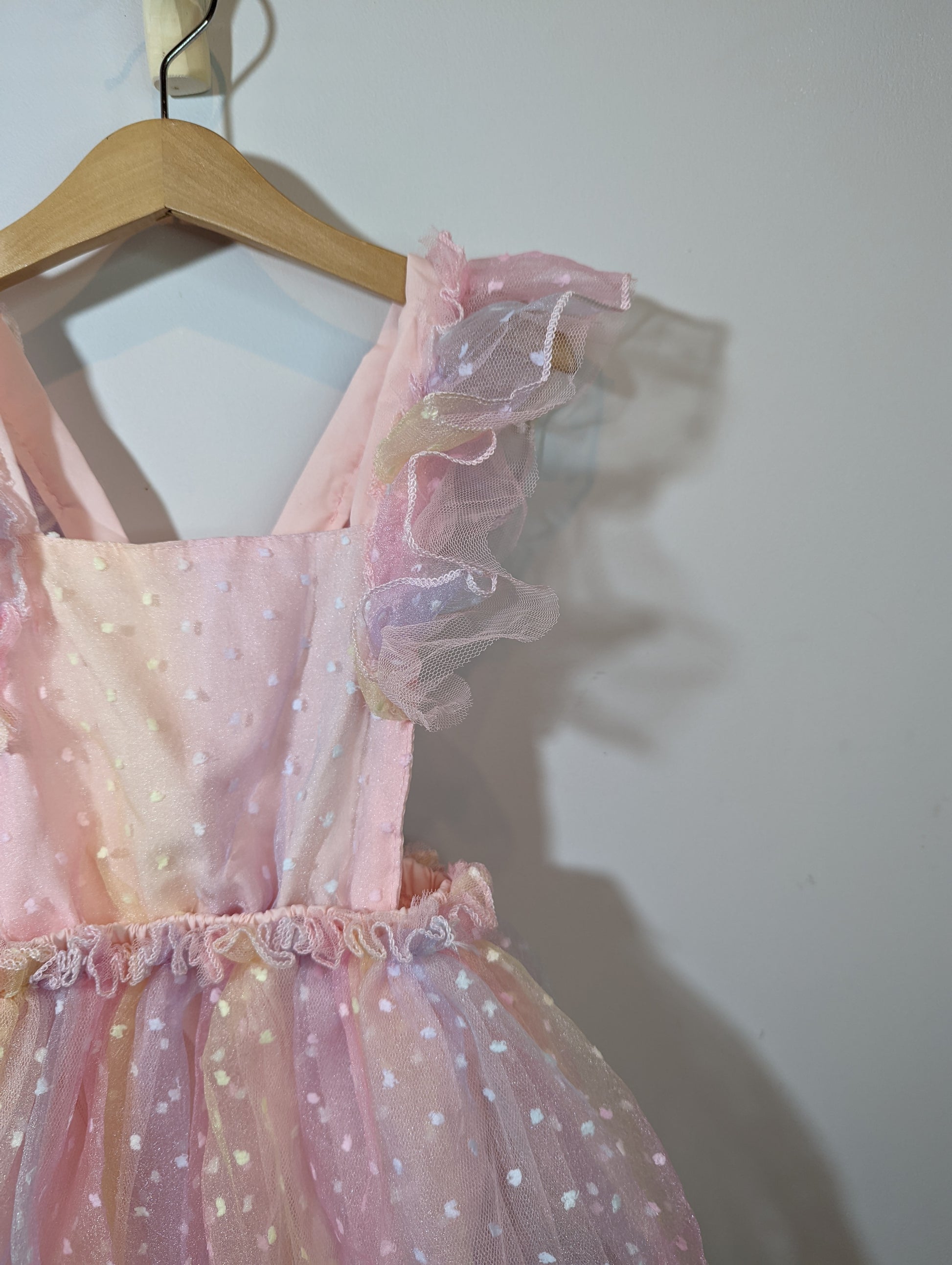 Candy Floss Netted Romper