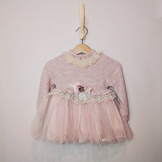 Pink Lace Baby Dress