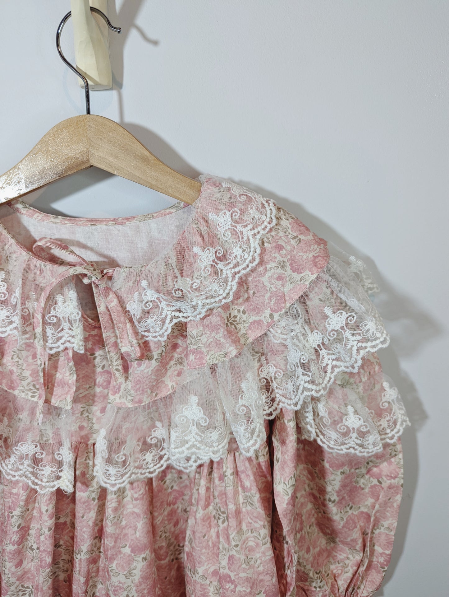 Rose Garden Lace Collar Dress