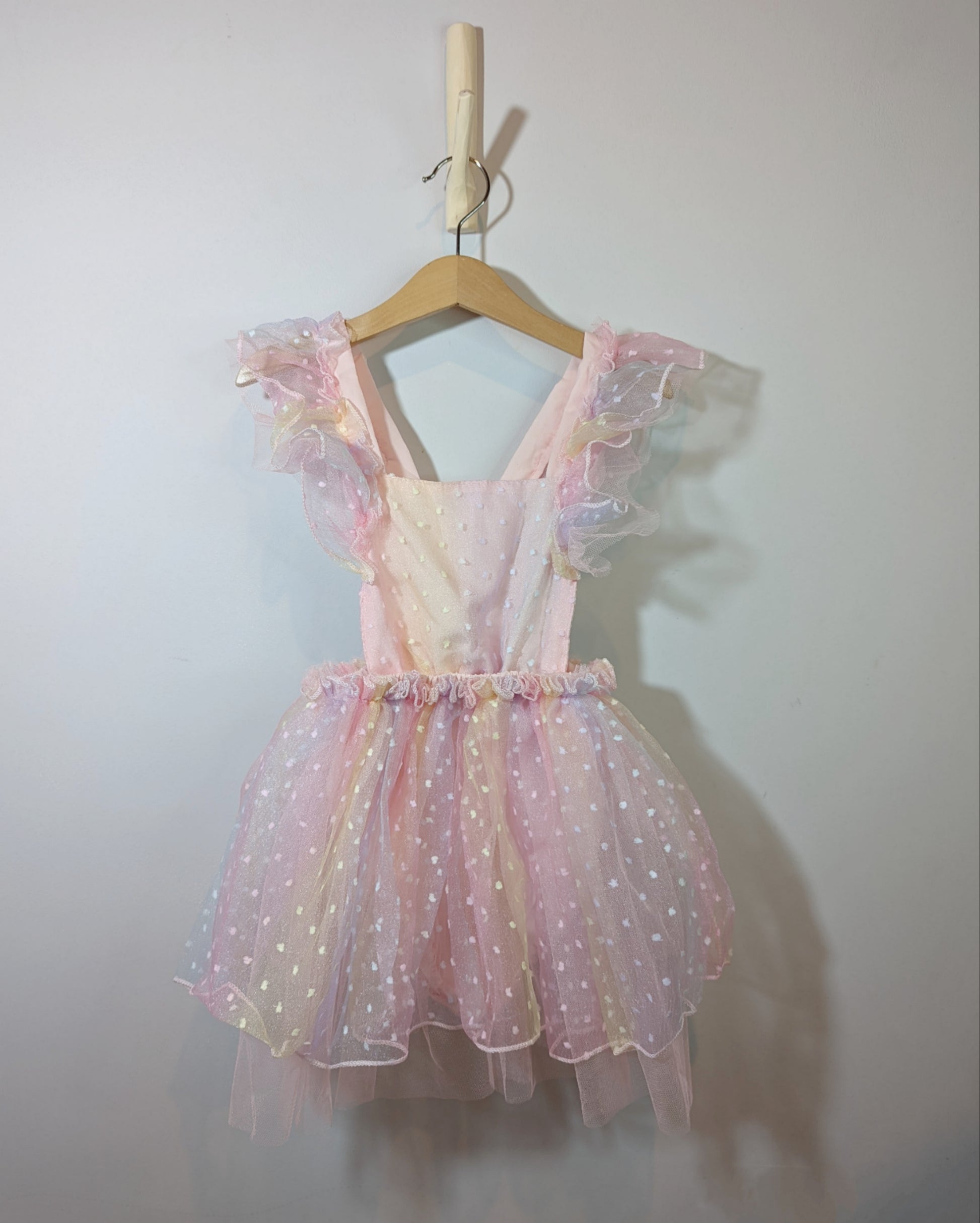 Candy Floss Netted Romper
