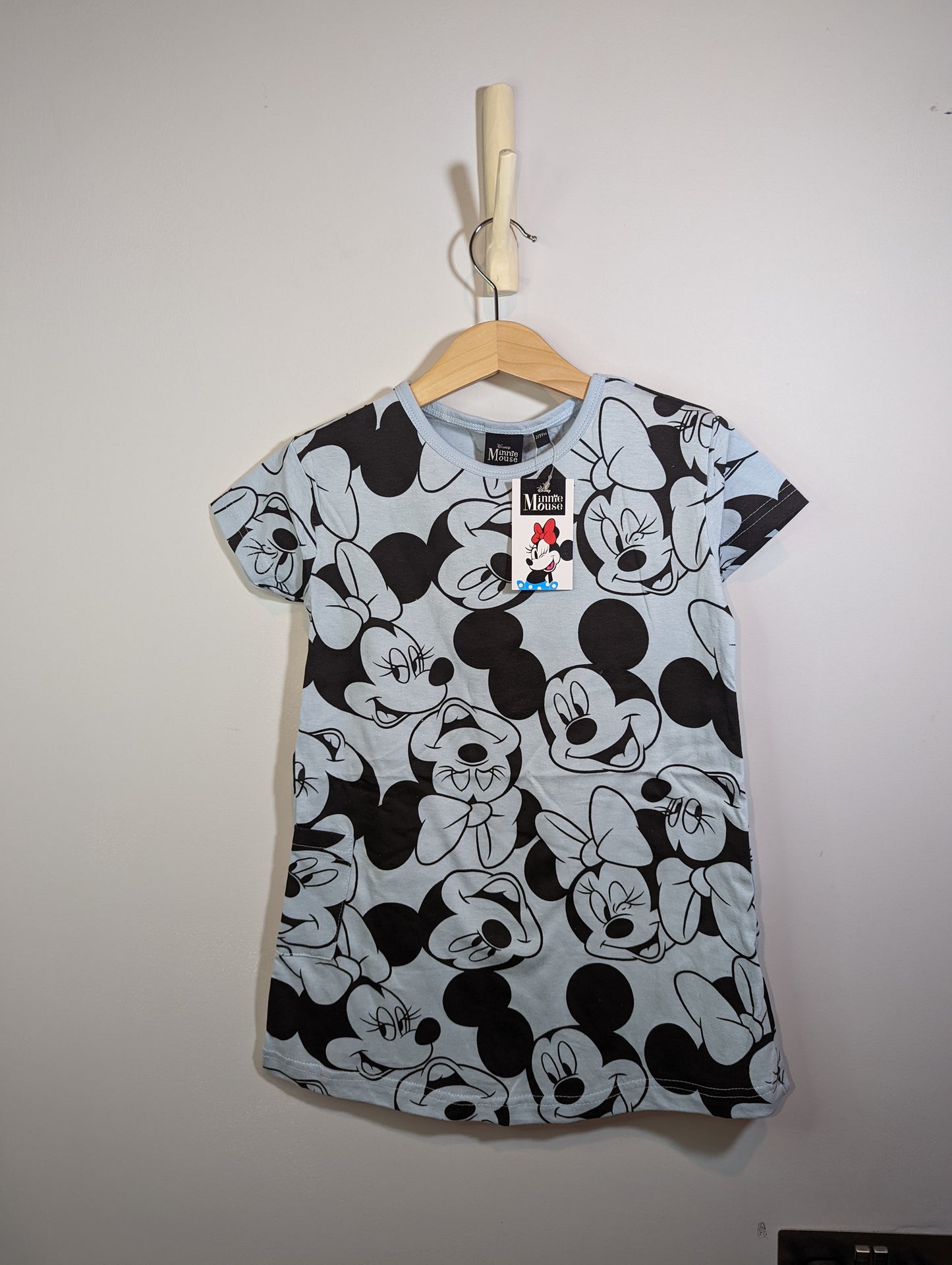 Blue Minnie Mouse T-shirt Dress