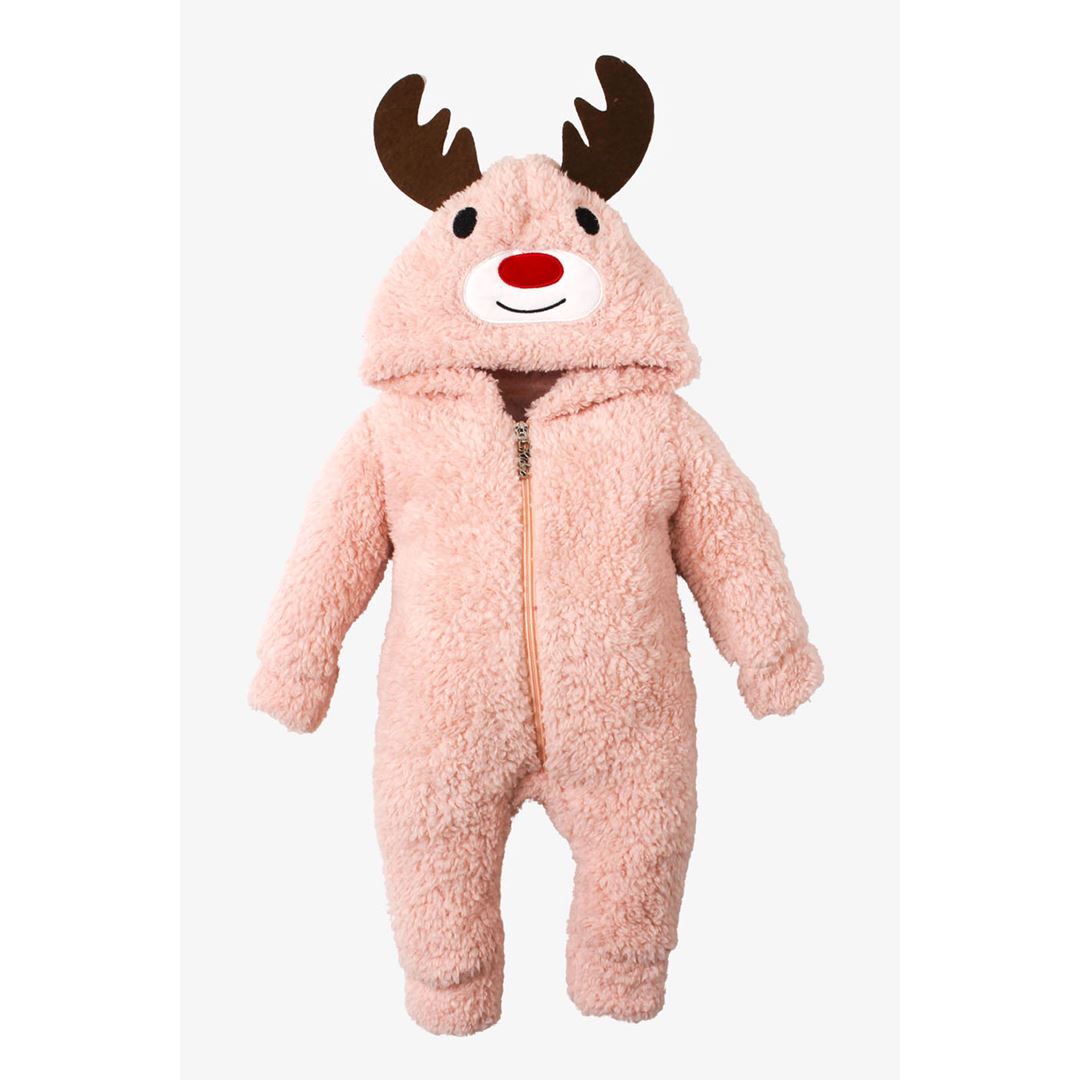 Fluffy Reindeer Pramsuit