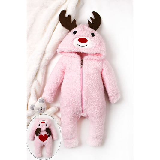 Fluffy Reindeer Pramsuit