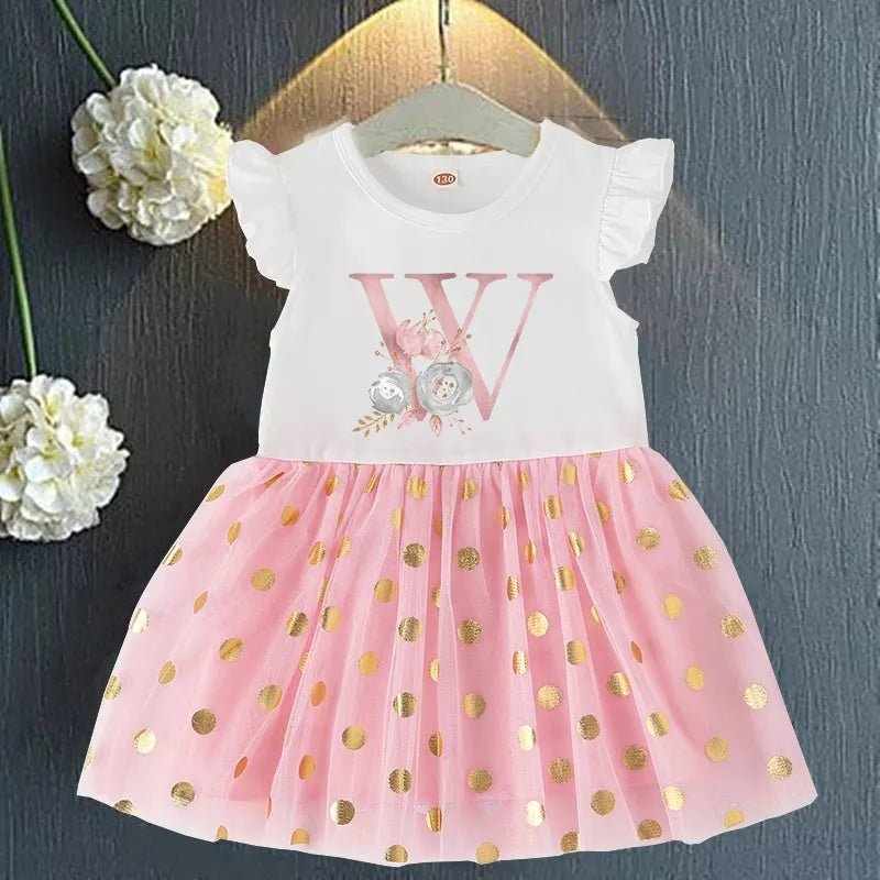 Girls Initial Dresses [Little Stitches Boutique]