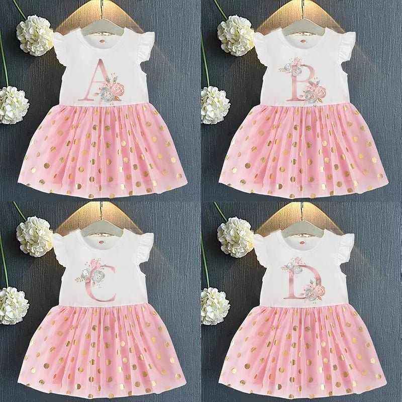 Girls Initial Dresses [Little Stitches Boutique]
