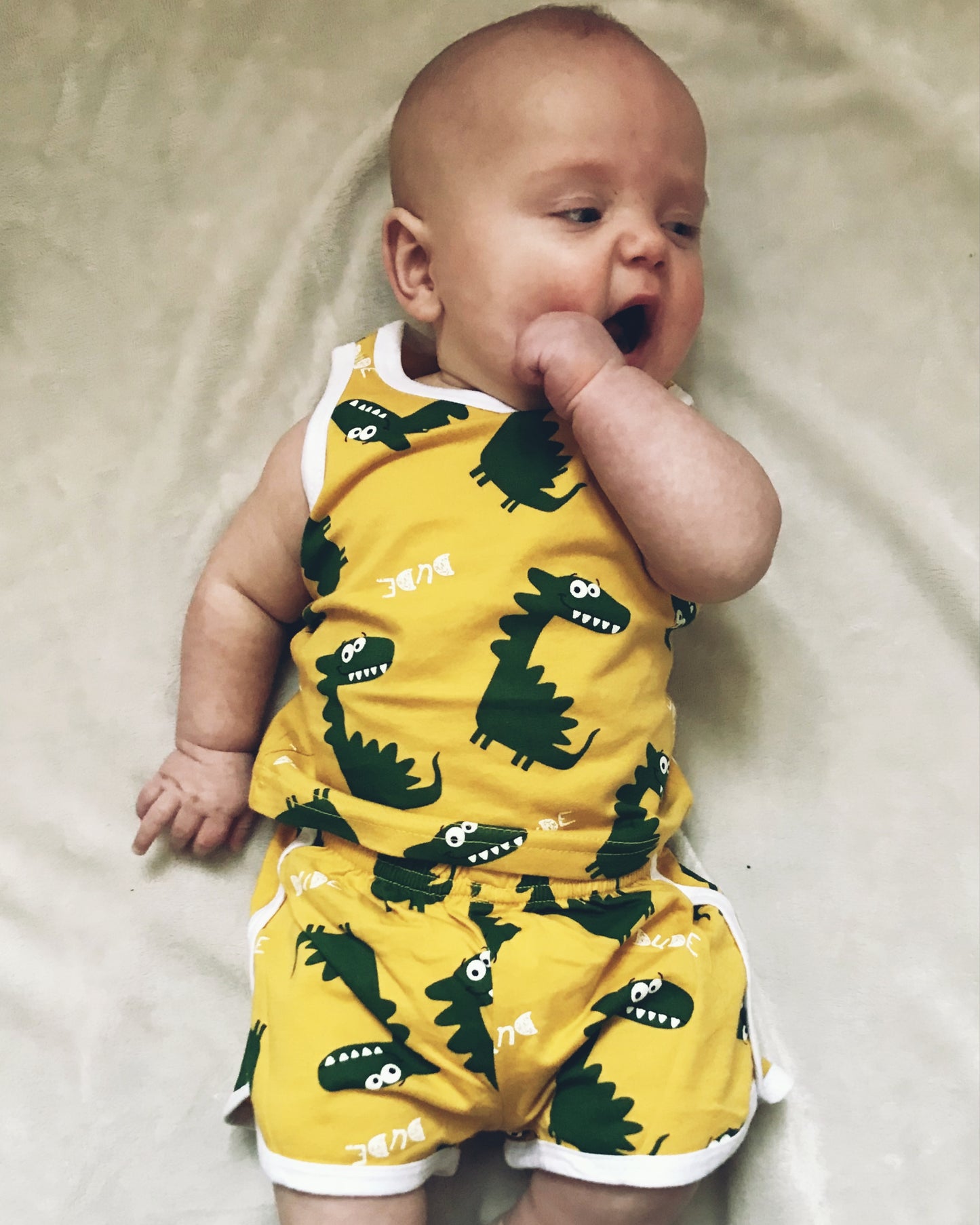 Dinosaur Shorts Set