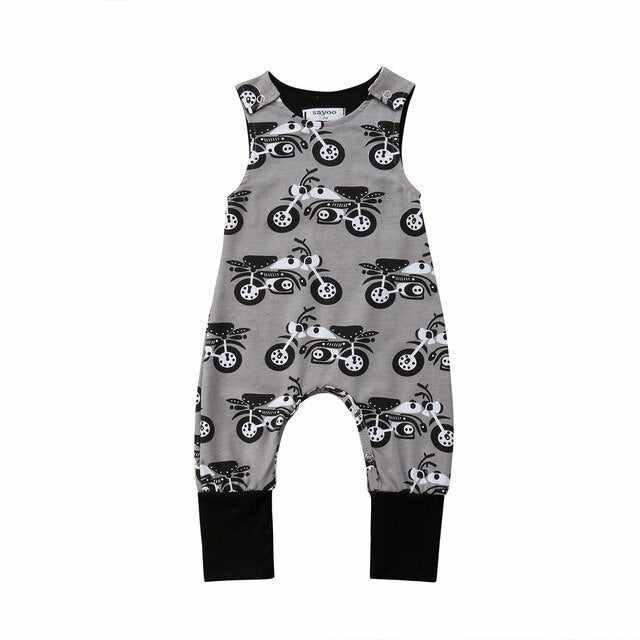 Digger/Motobike Rompers [Little Stitches Boutique]